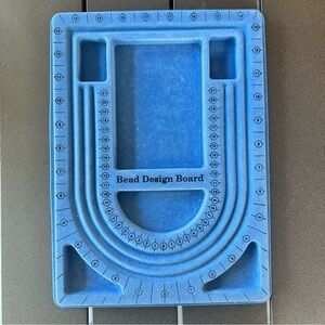 Blue Bead Design Board for jewel Making